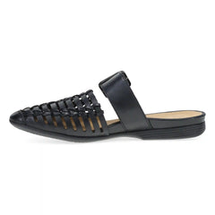 Leilani Black Burnished Nappa